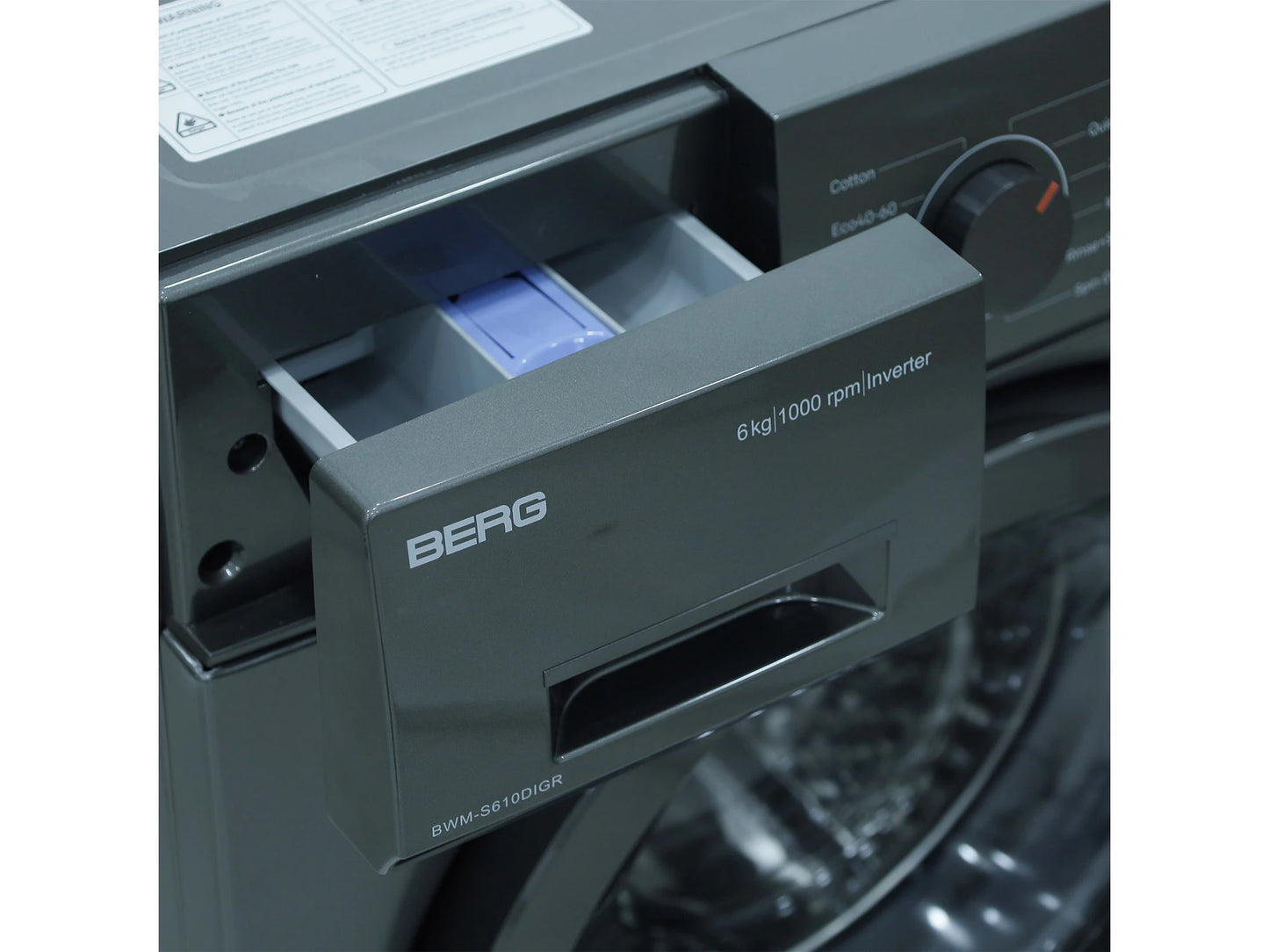 Լվացքի մեքենա BERG BWM-S610DIGR