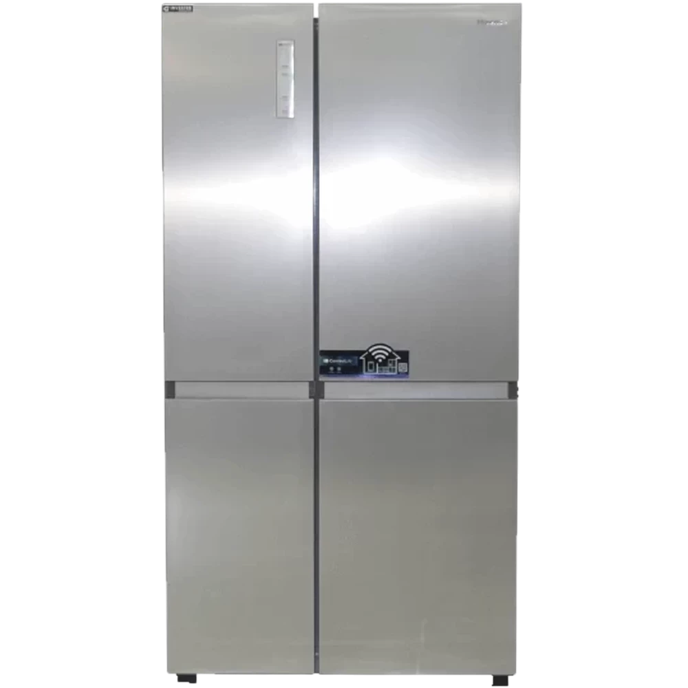 Սառնարան երկու դուռ Hisense RS87W41WD-INOX 