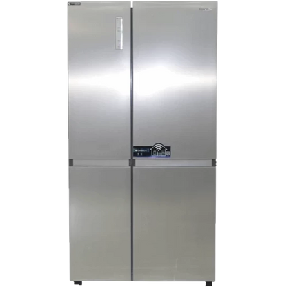 Սառնարան երկու դուռ Hisense RS87W41WD-INOX 