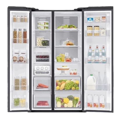 Սառնարան երկու դուռ Hisense RS87W41WD-INOX 