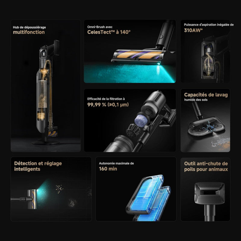 Լվացող փոշեկուլ DREAME Z40 Station (VZV33A)